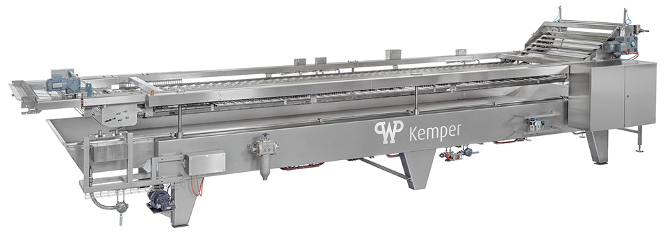 Industrial donut production: WP Kemper donut fryer LARGO - The Industry-Fryer Industrial donut production: WP Kemper donut fryer LARGO