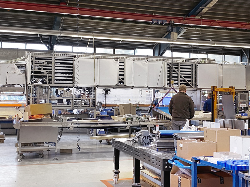 WP-Roll Broetchenanlage ist auf dem Weg zum Kunden WP-Roll Broetchenanlage ist auf dem Weg zum Kunden