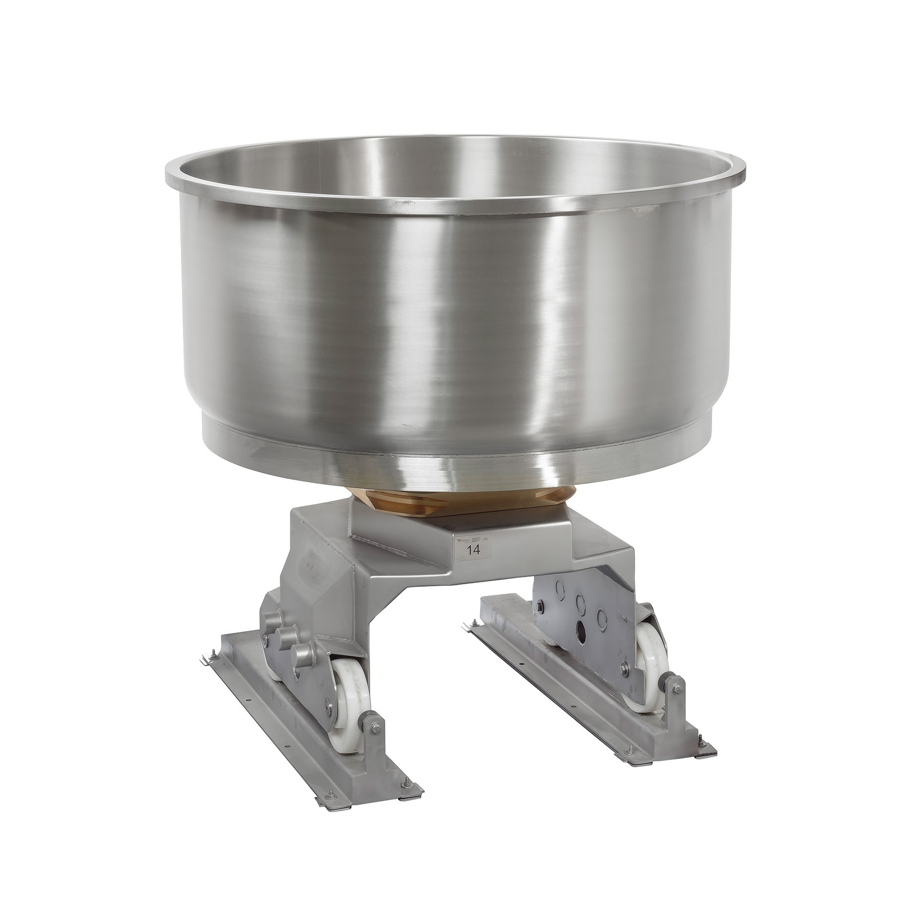 Mixer bowls made from stainless steel