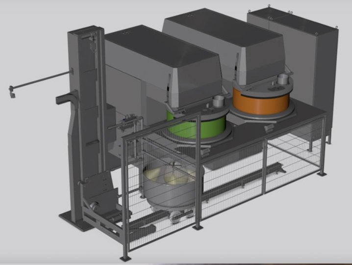 Das POWER ROLL SYSTEM kann mit zwei oder drei POWER MIXERN ausgestattet werden