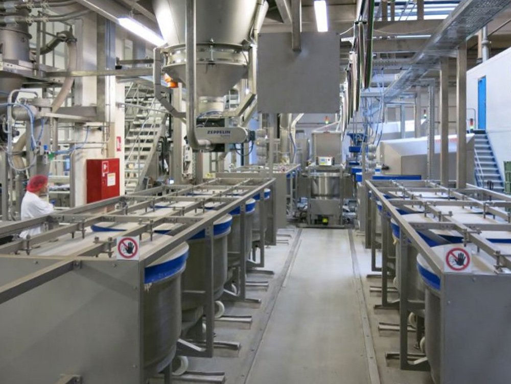 Fully automatic dough production