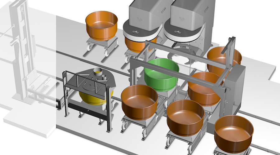 Mixing system TITAN LINEAR SYSTEM Mixing system TITAN LINEAR SYSTEM