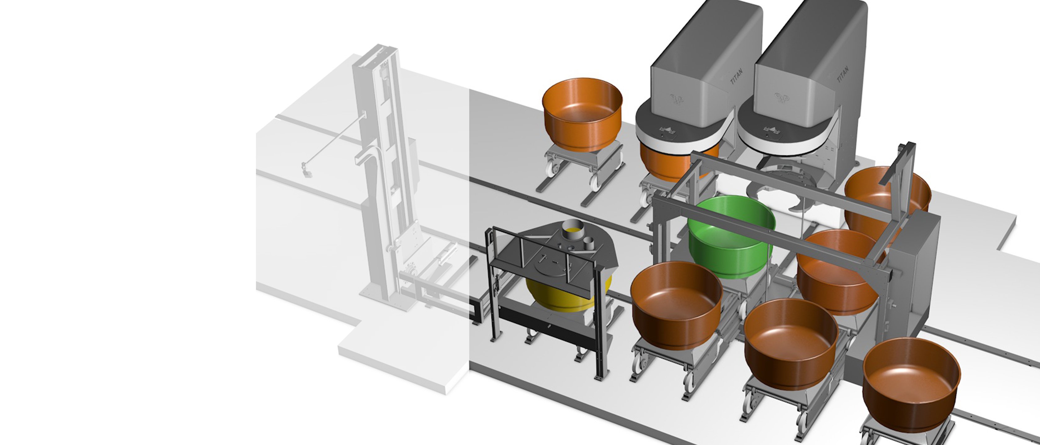 WP Kemper - Mixing system TITAN LINEAR SYSTEM Linear mixing system TITAN LINEAR SYSTEM - WP Kemper