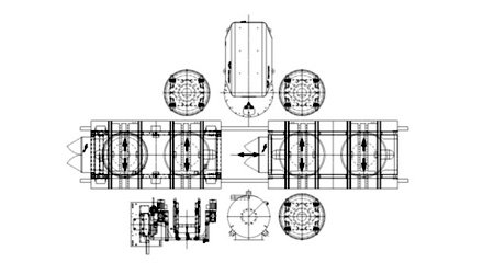 Mixing system TITAN LINEAR SYSTEM 6x