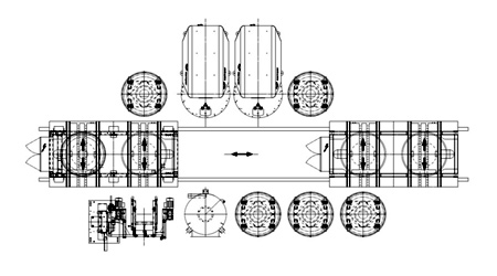 Mixing system TITAN LINEAR SYSTEM 9x