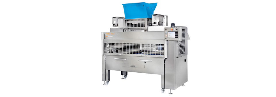 Dough strip line PANE PUR - The dough strip line for square rolls and breads Dough strip line PANE PUR