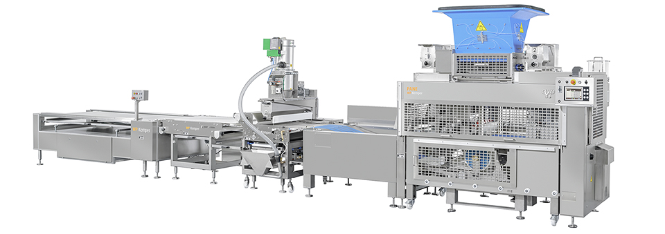 Dough strip line PANE - The dough strip line for all rolls and breads Dough strip line PANE